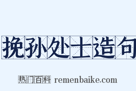 挽孙处士造句是什么意思的图片